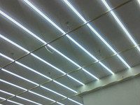 Подсветка стеклянного потолка светодиодной лентой