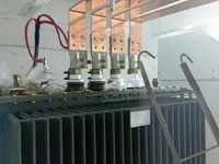 Ошиновка высоковольтного трансформатора