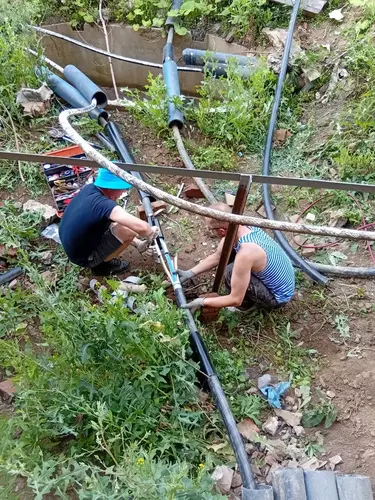 монтаж кабельной муфты 4х240