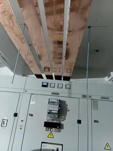 Монтаж медных шин вру